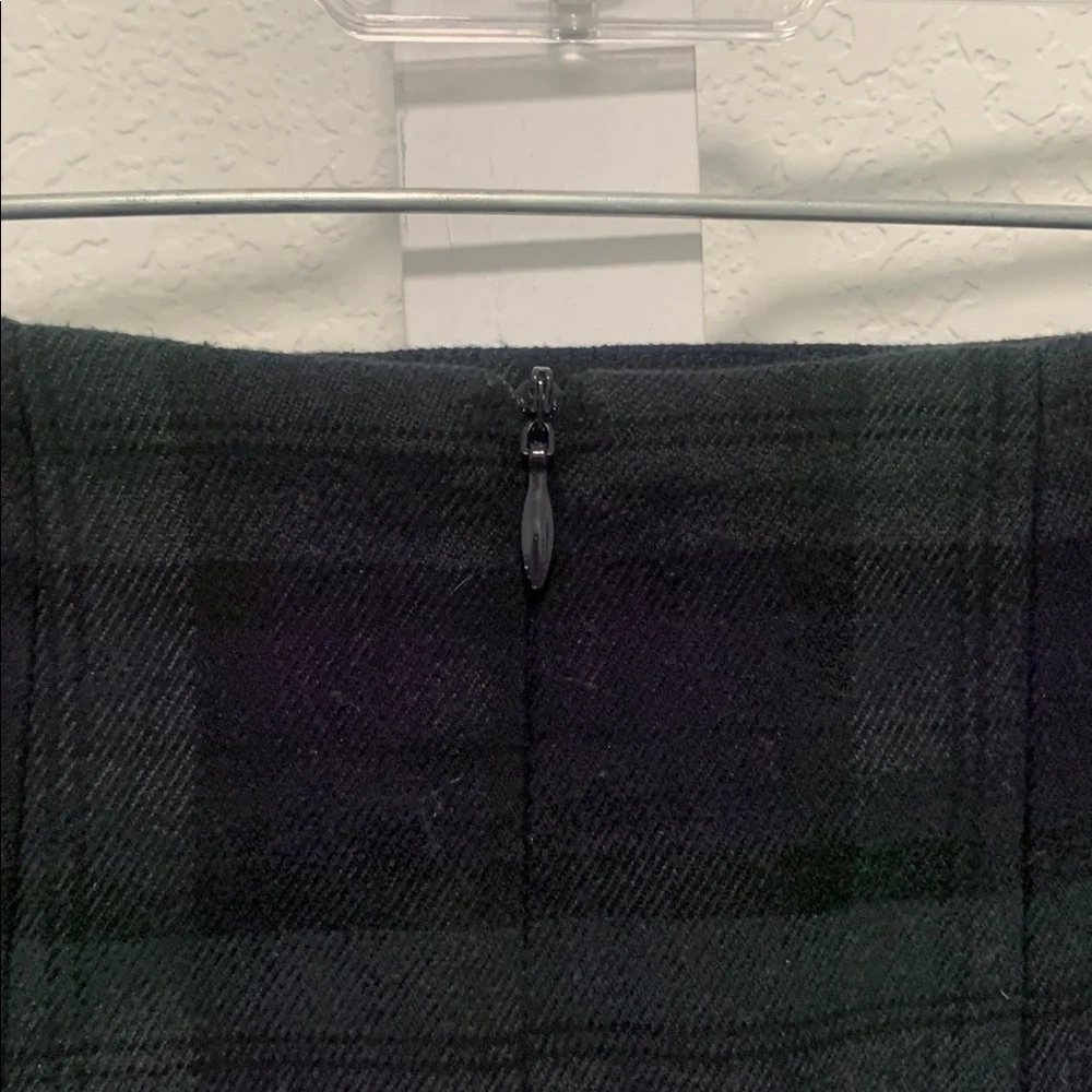 Brandy Melville Blue Green Plaid Mini Skirt - Picture 5 of 8